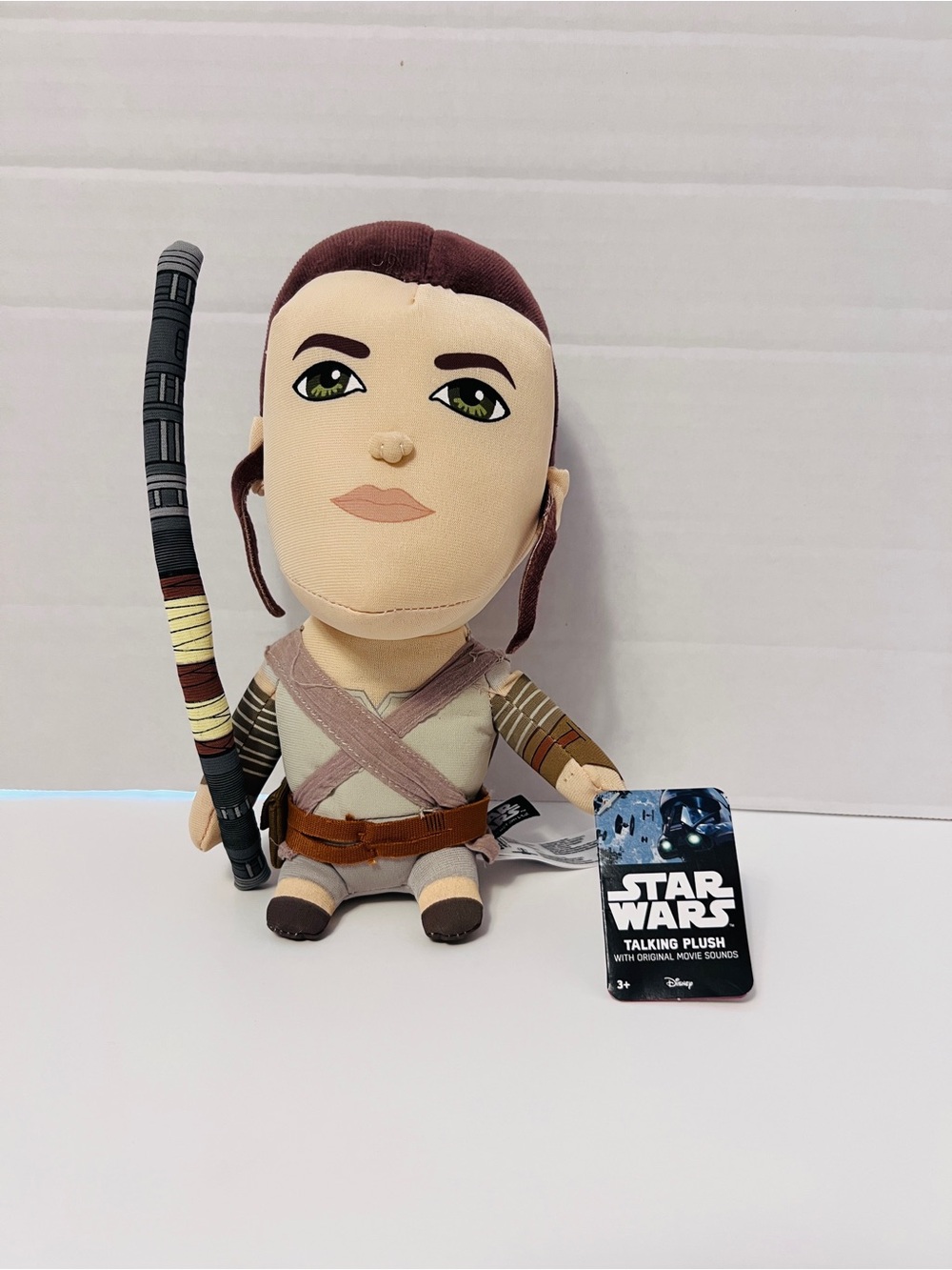 Star Wars Rey Talking Plush - Brown, Tan & Green Accents
